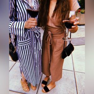 Wilfred Linen Brown jumpsuit size 4